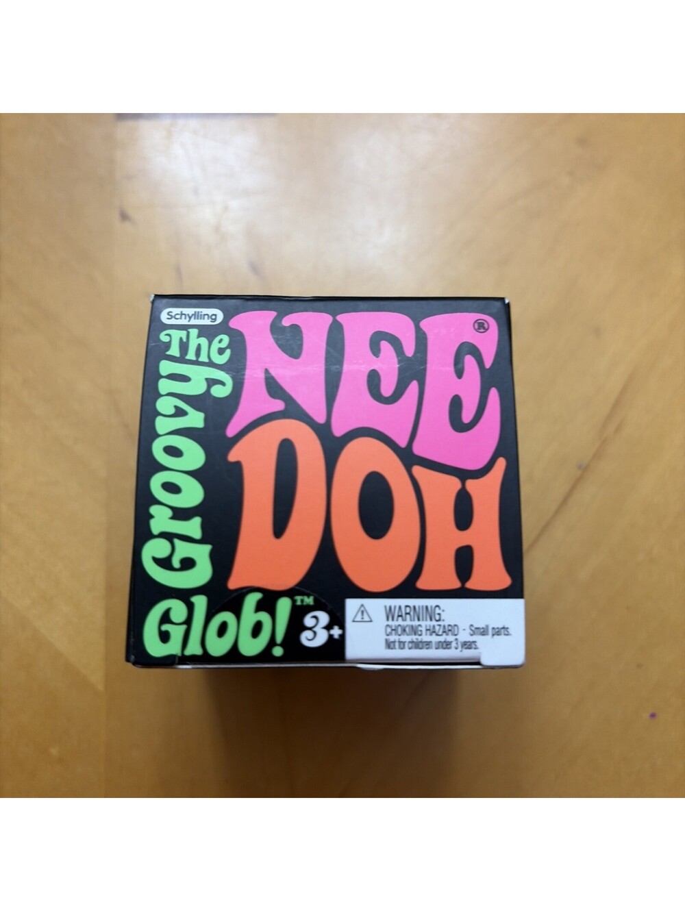 Schylling NeeDoh Groovy Glob Stress Ball Pink, Classic 2.5 in